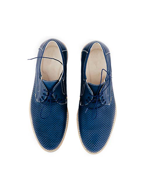 Glamorous Blue Suede Shoes